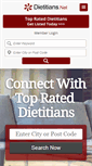 Mobile Screenshot of dietitians.net