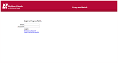 Desktop Screenshot of internshipmatch.dietitians.ca